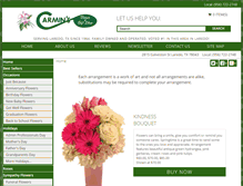 Tablet Screenshot of carminsflowershop.com